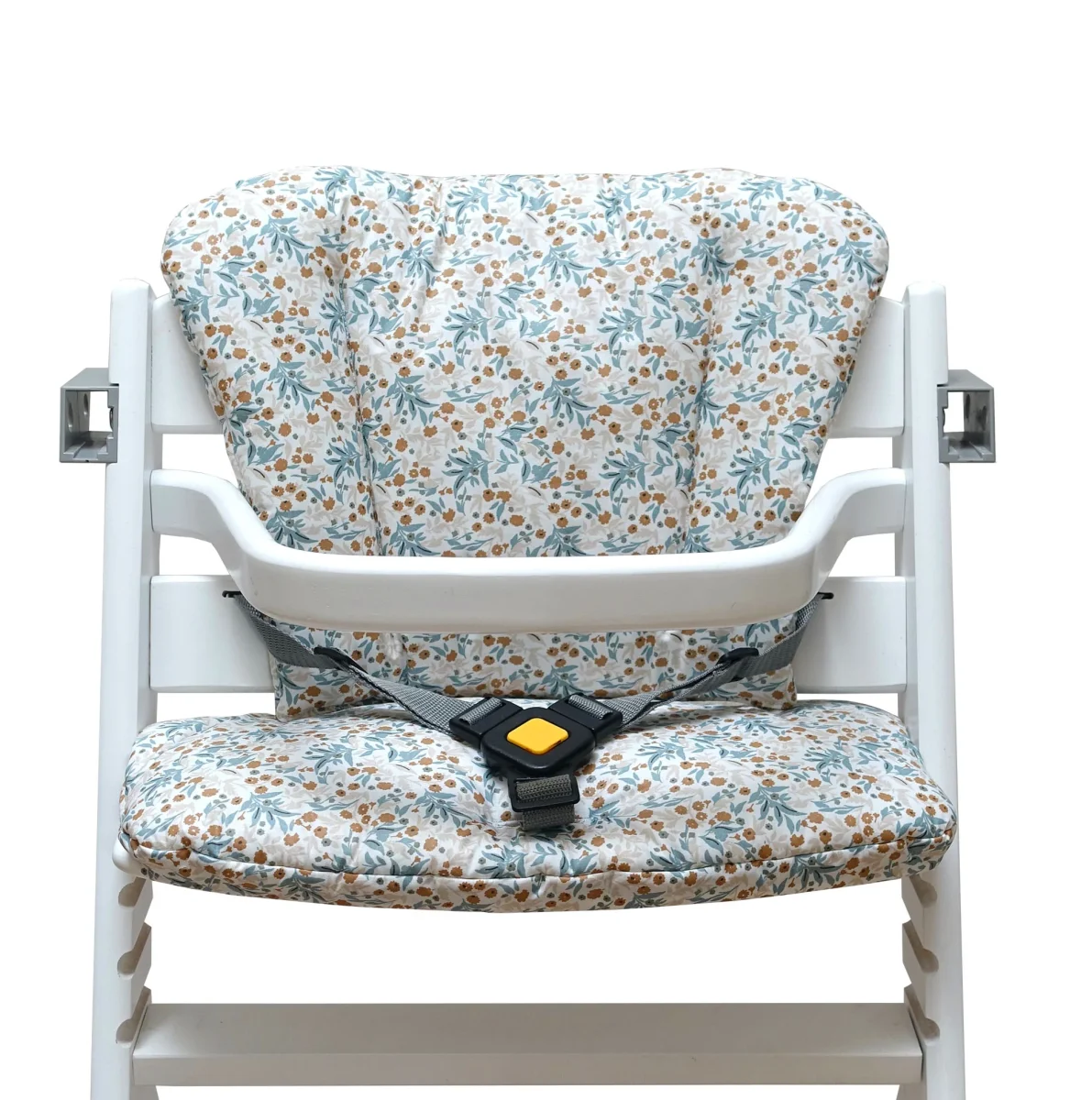 ABWASCHBAR Timba Sitzkissen Set Blumenwiese Blau Beige für Bebeconfort Hochstuhl